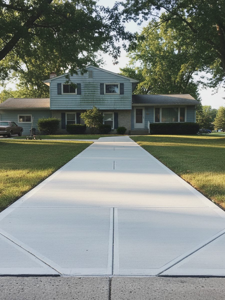 Concrete Sidewalks completed by Neighborly Concrete Solutions in Blanchester, OH