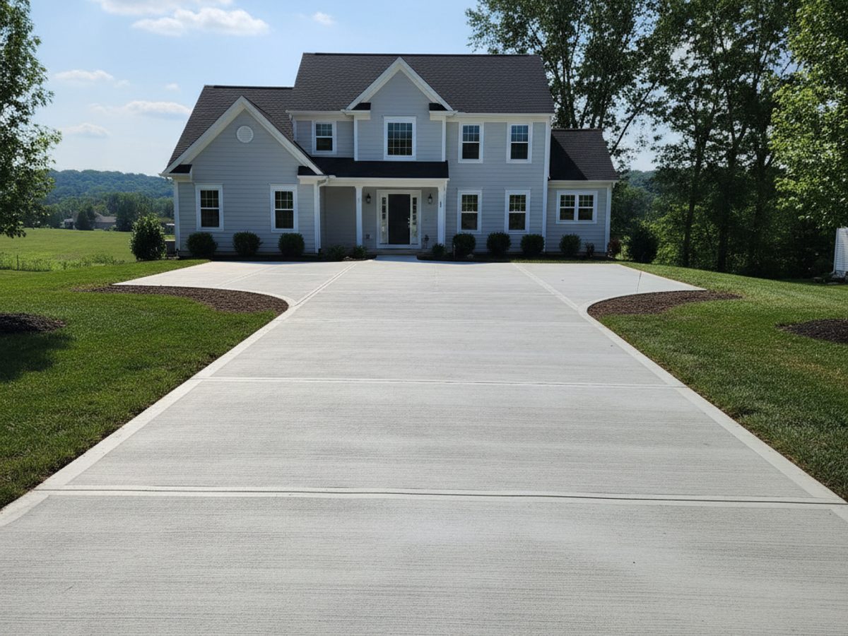 Concrete Driveways completed by Neighborly Concrete Solutions in Goshen, OH